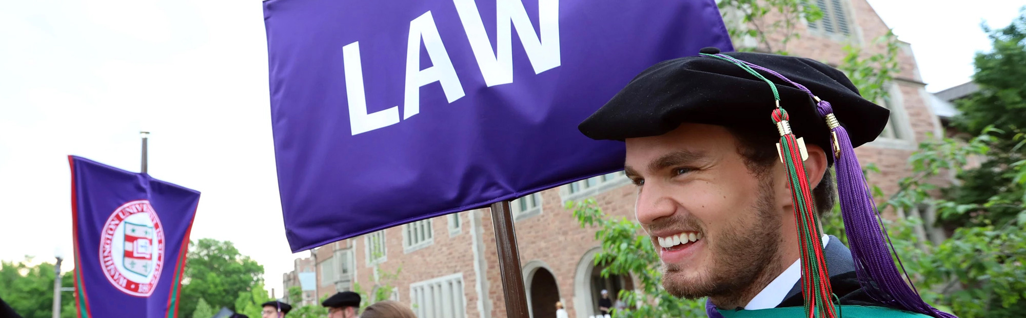 Graduate student smiling