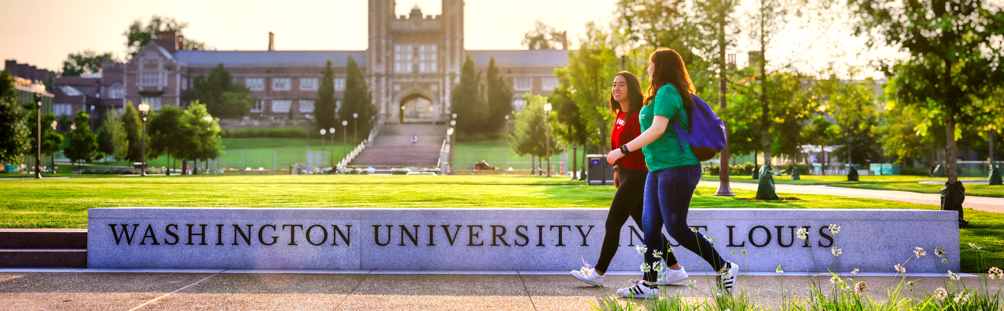 Students on campus