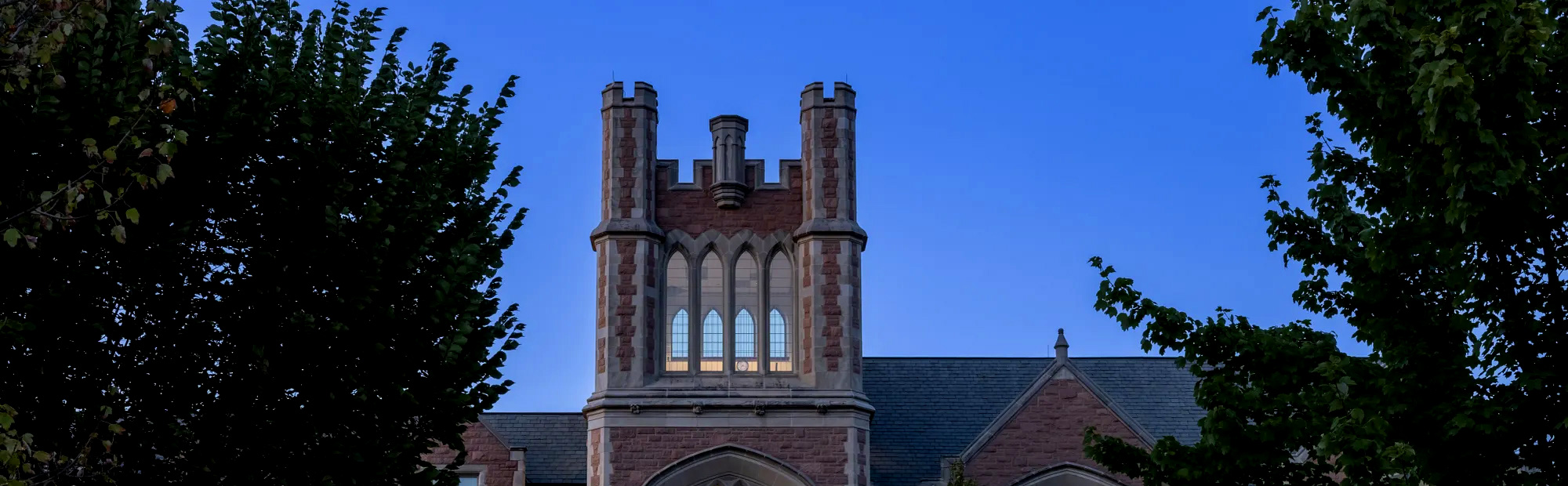 Night campus view