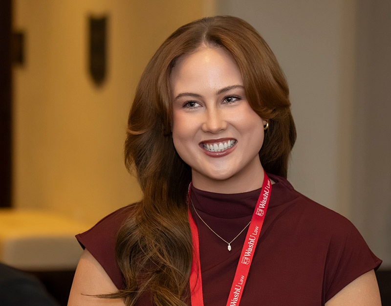 Woman smiling